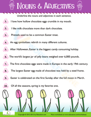 Festive Easter Grammar Practice