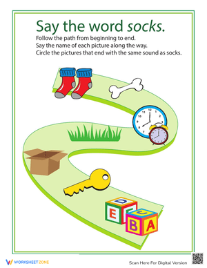 Identify Rhyming Words – Phonics Practice