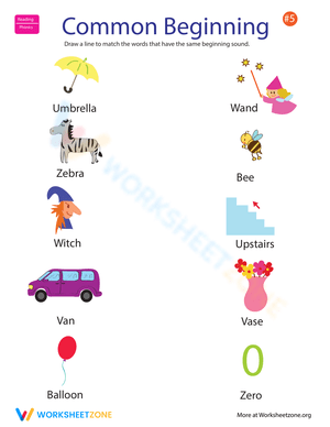 Learn Common Beginning Sound Skills