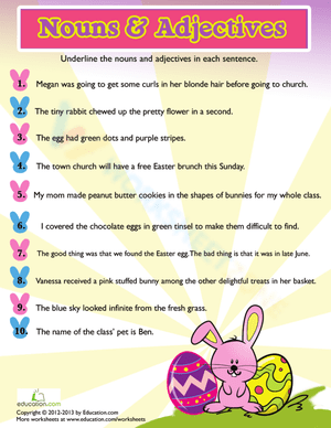 Easter Grammar Fun