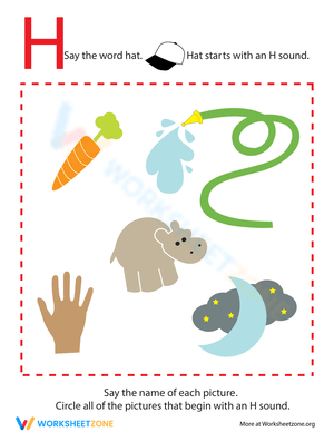 Letter Sounds: H for Pre-K