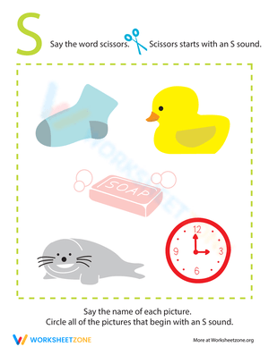 Letter Sounds: S for Pre-K Learners
