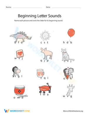 Beginning Letter Sounds