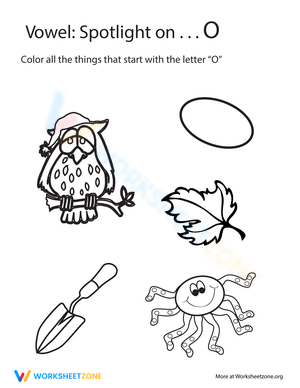 Learning Vowels: "O"