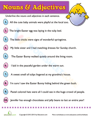 Easter Grammar Practice: Holiday Fun