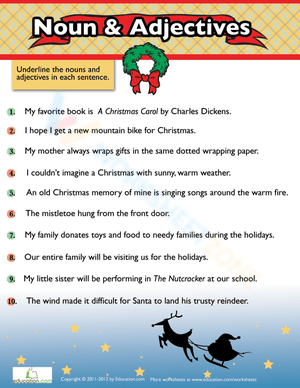 Christmas Grammar: Festive Practice
