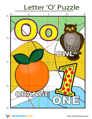 Letter "O" Puzzle