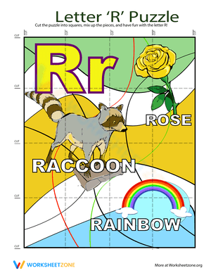 Letter "R" Puzzle