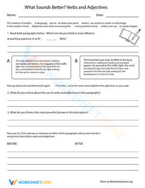 What Sounds Better Worksheet