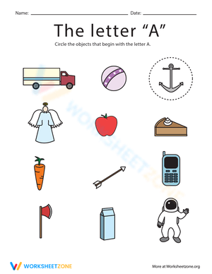 Alphabet Phonics: Start with A!