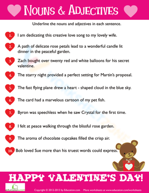 Holiday Grammar with Valentine's Day