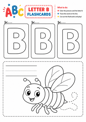 Exploring Letter B Flashcards