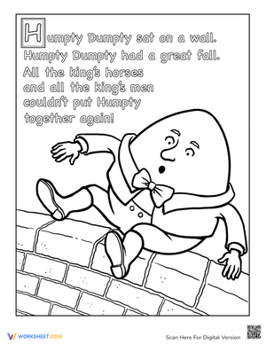 Color Humpty Dumpty: Coloring Fun!