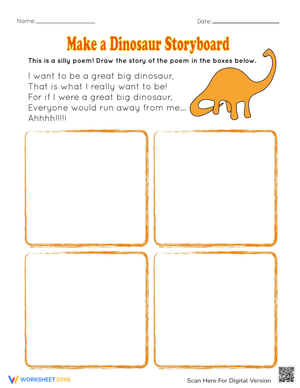 Make a Dinosaur Storyboard