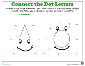 Connect the Dots for Letter Learning