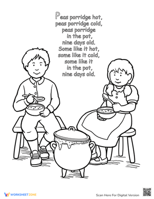 Color Peas Porridge Hot