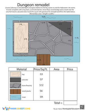 Calculate the Area - Geometry Practice
