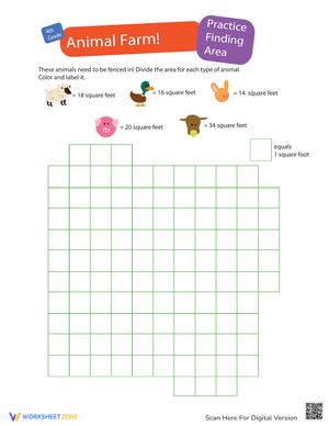 Find the Area of Animals