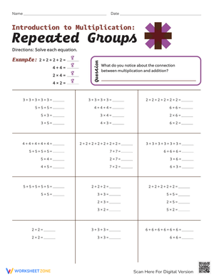 Introduction to Multiplication