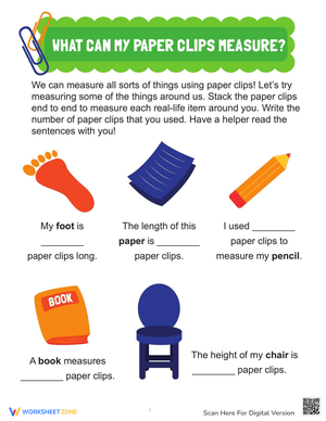 Measure Using Paper Clips