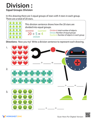 Division with Equal Groups: Part One