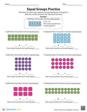 Practice with Equal Groups