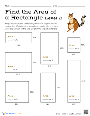Find Area Rectangle Intermediate