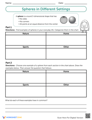 Exploring Spheres in Various Settings