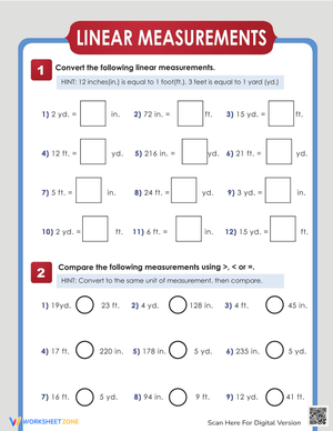 Convert Feet to Yards: Measurement Practice