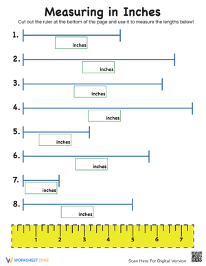 Measuring in Inches: Measurement Practice
