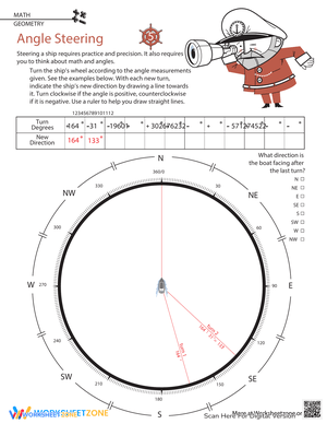 Identifying Angles Practice Worksheet