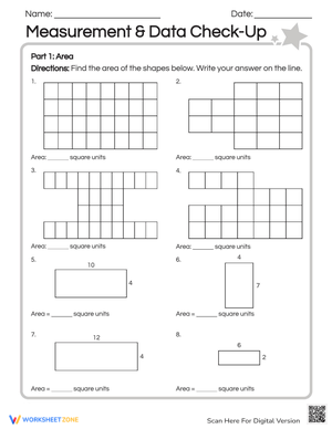 Measurement & Data Check-Up Worksheet