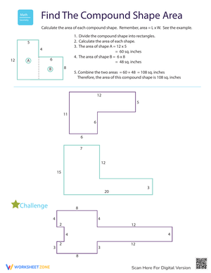 Find the Area of Compound Shapes