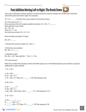 Fast Addition Techniques