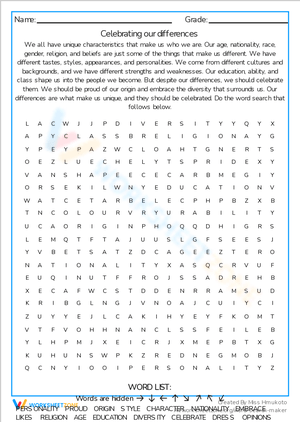 Celebrating our differences