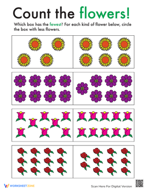 More and Less Worksheet
