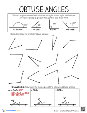 Obtuse Angle Definition
