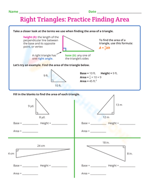 Triangle Area Practice