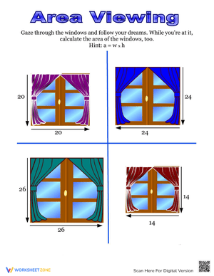 Area of a Square Worksheet