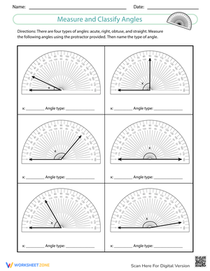 Angles Measurement and Classification