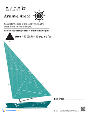 Aye Aye Area Worksheet
