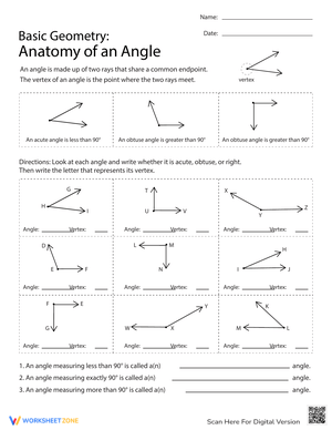 Geometry Basics Angles Practice