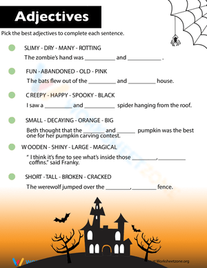 Descriptive Halloween Adjectives Fun