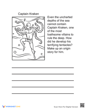 Captain Kraken: Reading Comprehension Story