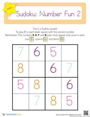 Number Fun with Sudoku