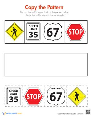 Copy the Pattern Worksheet