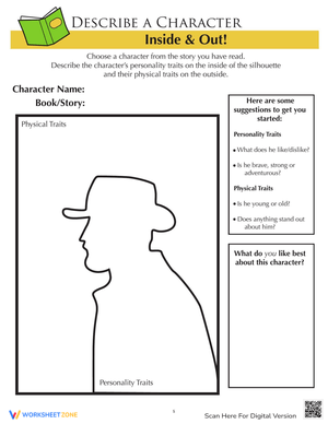 Frontiersman Character Traits Worksheet
