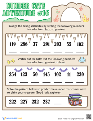 Fun with Numbers Activity Worksheet