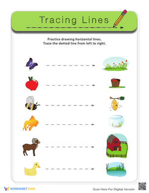 Horizontal Lines Practice