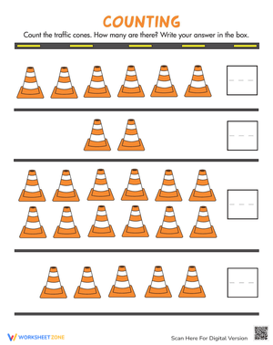 Count the Cones Activity